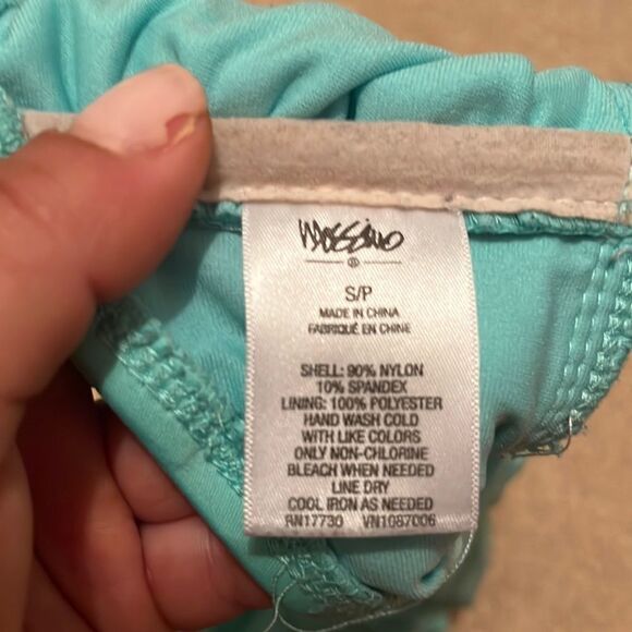 MOSSIMO Teal Green Bikini Top. Size S/P - Picture 4 of 4